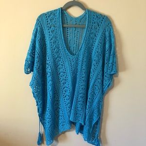 💎 Beach Coverup Crocheted Pancho